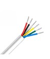 100m RGB+CCT kabel, hvid rund - 6x0,35mm², 12V-24V til LED strip