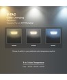 12W kvadratisk LED indbygningspanel - CCT, Backlit, CREE chip, 6 års garanti