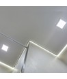 18W kvadratisk LED indbygningspanel - CCT, Backlit, CREE chip, 6 års garanti