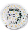 10,1cm / 18W Dæmpbar LED indsats med linser - Flicker free, erstat G24, cirkelrør og kompaktrør
