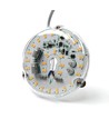 10,1cm / 18W Dæmpbar LED indsats med linser - Flicker free, erstat G24, cirkelrør og kompaktrør