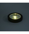 Opladelig RGB LED coaster - Sort, IP54 udendørs
