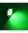 13W Ø11,4cm indbygningsspot RGB+CCT RA93 - 24V DC, Hul: Ø9,5 cm, Mål: Ø11,4 cm, Hvid kant
