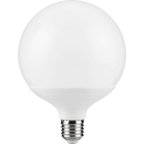 E27 18W dæmpbar LED globepære - G120, 2100lm, opal glas, 2700K