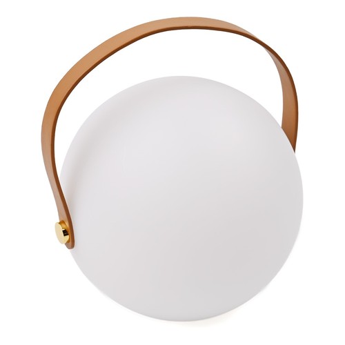Opladelig RGB LED bordlampe - Hvid, inkl. fjernbetjening, IP54 udendørs
