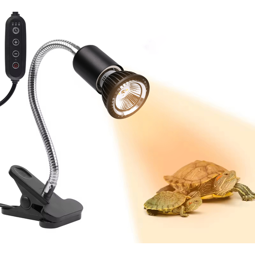 Reptil lampe UVB - 5W, klipsholder