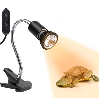 Reptil LED lampe UVB - 5W, klipsholder