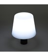 Opladelig RGB LED flaskelampe - Hvid, inkl. fjernbetjening, IP54 udendørs