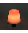 Opladelig RGB LED flaskelampe - Hvid, inkl. fjernbetjening, IP54 udendørs