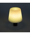 Opladelig RGB LED flaskelampe - Hvid, inkl. fjernbetjening, IP54 udendørs