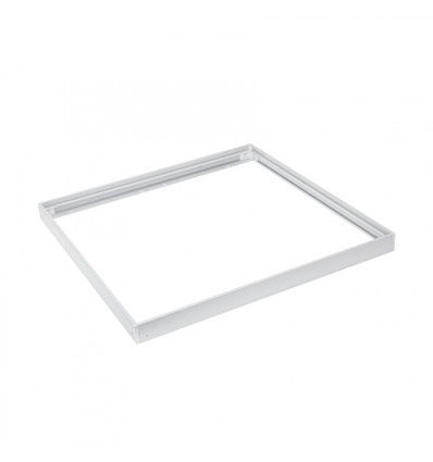 62,5x62,5 LED panel ramme - Hvid, til direkte montering, 65mm høj