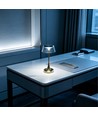Opladelig LED bordlampe - Guld, touch dæmpbar, CCT, IP54 inde/ude