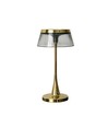 Opladelig LED bordlampe - Guld, touch dæmpbar, CCT, IP54 inde/ude