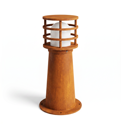 Corten 11W havelampe - 40 cm, IP65 udendørs, inkl. lyskilde