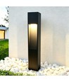 Sort havelampe - 10W, 60 cm, IP65 udendørs, inkl. lyskilde