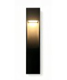 Sort havelampe - 10W, 60 cm, IP65 udendørs, inkl. lyskilde