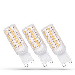 LED pærer og spots 3-pak 4W LED pære - 230V, G9, dæmpbar