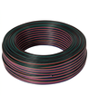 100m RGB kabel - 4x0,35mm², 12V-24V, til LED strip