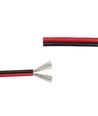 20m Kabel rød/sort - 2x0,35mm², 12V-24V, til LED strip