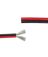 20m 1,2mm² kabel rød/sort - 2-ledet (16AWG), 12V-24V, til LED strip