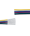 5m RGB+CCT-kabel til LED strip - 6 × 0,35 mm², 12/24V