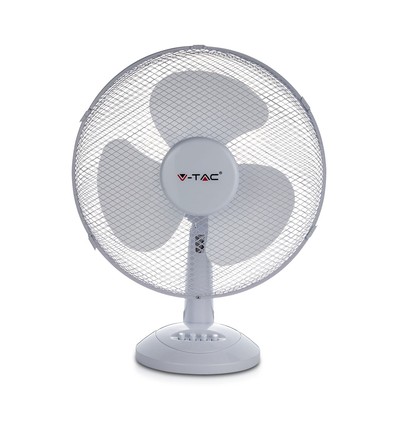 V-Tac 40W bordventilator - Ø30cm, 3 hastigheder, 3 blade