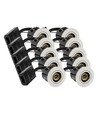 10 stk. Wifi indbygningsspot Inno88 - Inkl. Smart home GU10 pærer, hvid, IP44, godkendt i isolering