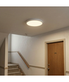 30W Sensorlampe med nødlys - justerbar watt/CCT, IP44, indbygget batteri