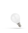 E14 6W LED kronepære - P45, Kultråd, matteret glas