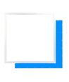 60x60 LED panel, 36W - Højde:9mm, 120lm/W, IP41, UGR19, hvid kant