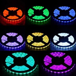 RGB LED strips V-Tac 7W/m RGB stænktæt LED strip - 5m, 60 LED pr. meter