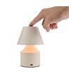 Opladelig LED bordlampe - Creme, touch dæmpbar, 3i1, IP20 indendørs