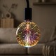 3D LED Pære 4W E27 - Stjerne effekt, 3000K, G125