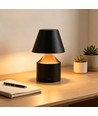 Opladelig LED bordlampe - Sort, touch dæmpbar, 3i1, IP20 indendørs