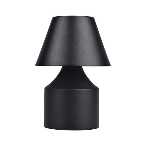 Opladelig LED bordlampe - Sort, touch dæmpbar, 3i1, IP20 indendørs