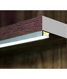 40 stk. 2m aluprofil SLIM8 AC2/Z - Sort anodiseret, påbygning, LED skinne