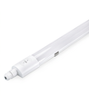 120cm HICRI PRO sensor armatur 36W - Gennemfortrådet, mikrobølgesensor, RA93, 120lm/W, IP65