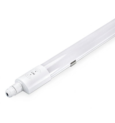 150cm HICRI PRO sensor armatur 46W - Gennemfortrådet, mikrobølgesensor, RA93, 130lm/W, IP65