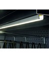 2m aluprofil SMART16 BC3/U4 - Hvid lakeret, påbygning, LED skinne