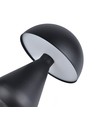 Opladelig LED bordlampe - Sort, Ø15cm, 22cm høj, touch dæmpbar, 3i1, IP20 indendørs