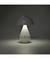 Opladelig LED bordlampe - Hvid, Ø15cm, 22cm høj, touch dæmpbar, 3i1, IP20 indendørs