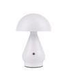 Opladelig LED bordlampe - Hvid, Ø15cm, 22cm høj, touch dæmpbar, 3i1, IP20 indendørs