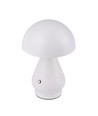 Opladelig LED bordlampe - Hvid, Ø15cm, 22cm høj, touch dæmpbar, 3i1, IP20 indendørs
