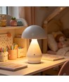 Opladelig LED bordlampe - Hvid, Ø15cm, 22cm høj, touch dæmpbar, 3i1, IP20 indendørs