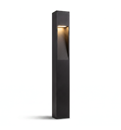Sort havelampe - 13W, 100 cm, IP65 udendørs, inkl. lyskilde