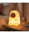 MOCHI Kapivar natlampe i blød silikone - genopladelig, farveskift + varm hvid