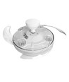 60W LED loftslampe med ventilator - CCT, hvid, inkl. fjernbetjening