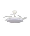 60W LED loftslampe med ventilator - CCT, hvid, inkl. fjernbetjening