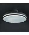 60W LED loftslampe med ventilator - CCT, hvid, inkl. fjernbetjening