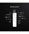 V-Tac 70W LED loftslampe dæmpbar - CCT 3-i-1, sort, inkl. fjernbetjening, Ø50cm